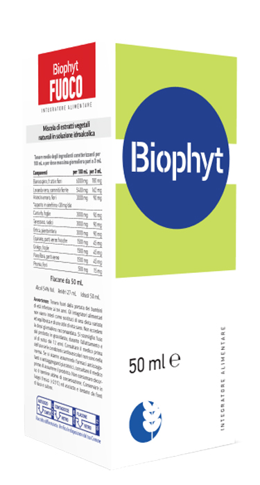 BIOPHYT FUOCO 50 ML SOLUZIONE IDROALCOLICA - Gruppofarmastore.it
