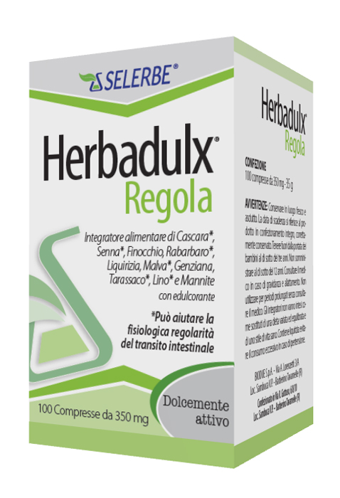 HERBADULX REGOLA 100 COMPRESSE - Gruppofarmastore.it