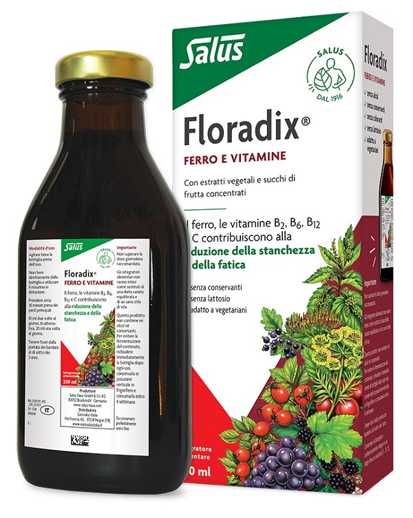 FLORADIX FERRO E VITAMINE 250 ML - Gruppofarmastore.it