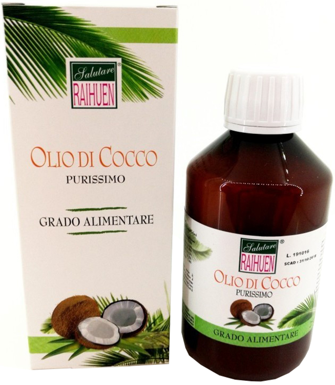 RAIHUEN OLIO COCCO GRADO ALIMENTARE 100 ML - Gruppofarmastore.it