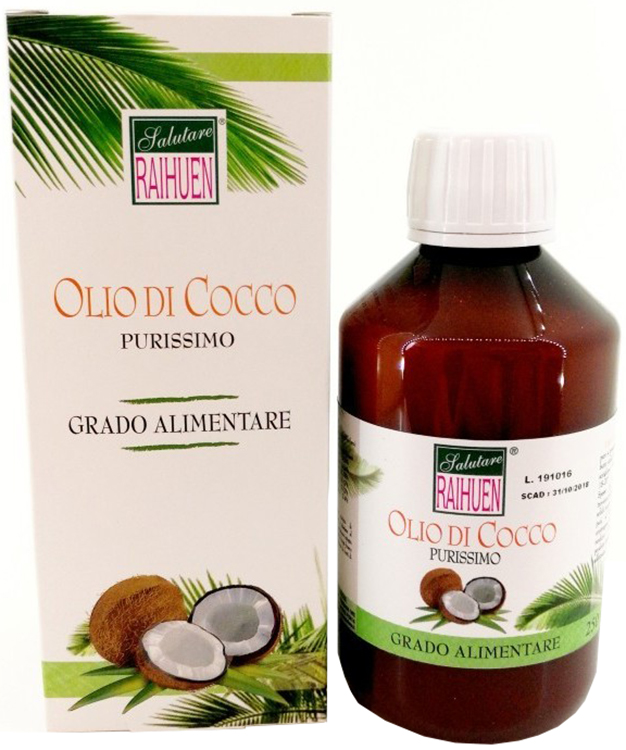 RAIHUEN OLO COCCO GRADO ALIMENTARE 250 ML - Gruppofarmastore.it