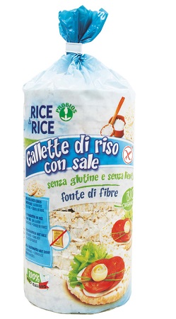 RICE&RICE GALLETTE DI RISO CON SALE SENZA LIEVITO 100 G - Gruppofarmastore.it