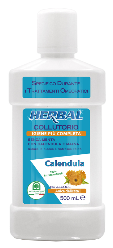 HERBAL COLLUTORIO CALENDULA E MALVA 500 ML - Gruppofarmastore.it