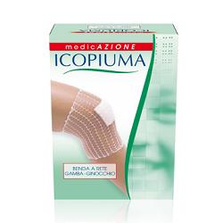 BENDA ICOPIUMA A COMPRESSIONE FISIOLOGICA PER GAMBA E GINOCCHIO CAL 5 1 PEZZO - Gruppofarmastore.it