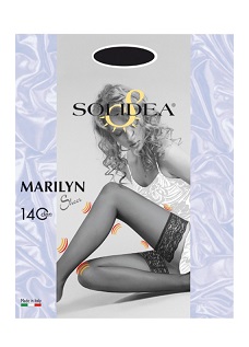 MARILYN 140 SHEER CALZA AUTOREGGENTE NERO 3 - Gruppofarmastore.it