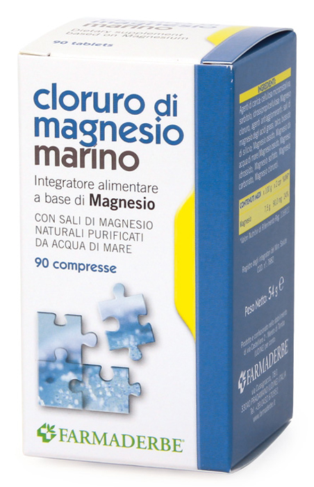 CLORURO DI MAGNESIO MARINO 90 COMPRESSE - Gruppofarmastore.it