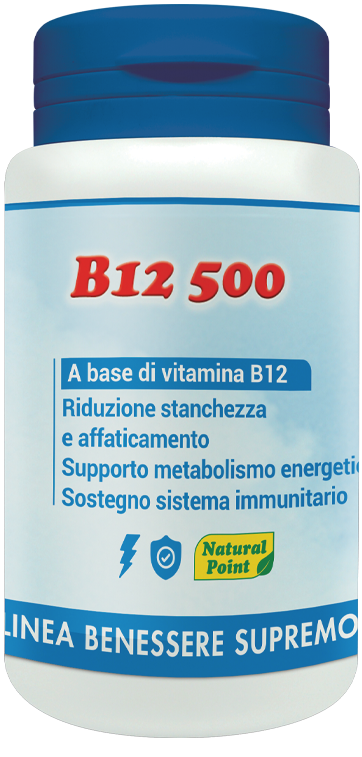 B12 500 CIANOCOBALAMINA 100 CAPSULE VEGETALI - Gruppofarmastore.it