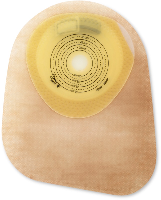 SACCA PER COLOSTOMIA CON BARRIERA PROTETTIVA IDROCOLLOIDALE AUTOPORTANTE OPACA MODERMA FLEX C 15/55 MM 30 PEZZI + 30 COPRIFILTRO - Gruppofarmastore.it