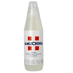 DISINFETTANTE IGIENIZZANTE A BASE DI IPOCLORITO DI SODIO ANTIMICROBICO AD AMPIO SPETTRO D'AZIONE AMUCHINA LIQUIDA 100% 1000 ML - Gruppofarmastore.it
