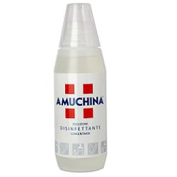 DISINFETTANTE IGIENIZZANTE A BASE DI IPOCLORITO DI SODIO ANTIMICROBICO AD AMPIO SPETTRO D'AZIONE AMUCHINA LIQUIDA 100% 500 ML - Gruppofarmastore.it