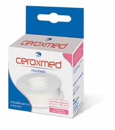 CEROTTO ADESIVO IN ROCCHETTO CEROXMED IN TESSUTO NON TESSUTO AERATO IPOALLERGENICO BIANCO 500X1,25 CM 1 PEZZO - Gruppofarmastore.it