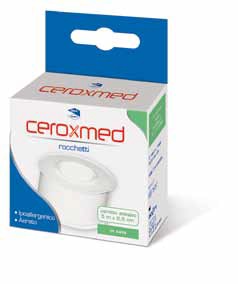 CEROTTO ADESIVO IN ROCCHETTO CEROXMED IN SETA AERATO IPOALLERGENICO BIANCO 500X2,5 CM 1 PEZZO - Gruppofarmastore.it