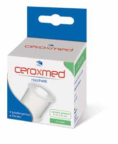 CEROTTO ADESIVO IN ROCCHETTO CEROXMED IN SETA AERATO IPOALLERGENICO BIANCO 500X5 CM 1 PEZZO - Gruppofarmastore.it