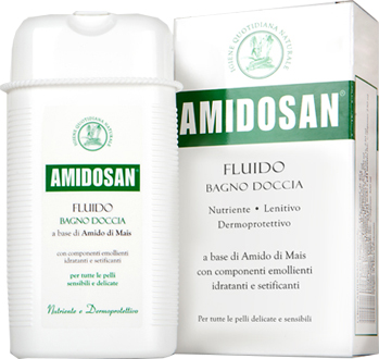 AMIDOSAN FLUIDO BAGNO DOCCIA NUTRIENTE LENITIVO RINFRESCANTE 300 ML - Gruppofarmastore.it