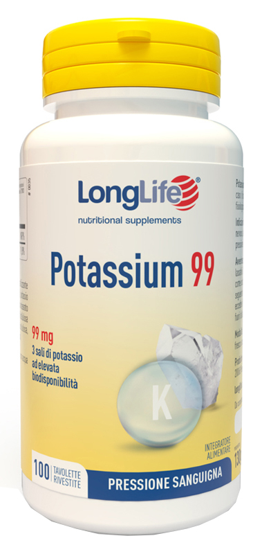 LONGLIFE POTASSIUM 99 100 TAVOLETTE RIVESTITE - Gruppofarmastore.it
