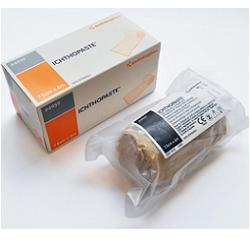 BENDA MEDICATA ICHTHOPASTE CON OSSIDO DI ZINCO ITTIOLO PER TRATTAMENTO ULCERE VENOSE ARTI INFERIORI 7,5X600 CM - Gruppofarmastore.it