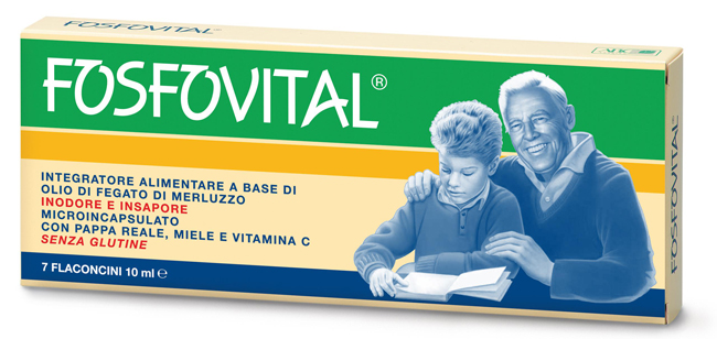 FOSFOVITAL OLIO FEGATO DI MERLUZZO 7 FLACONCINI - Gruppofarmastore.it