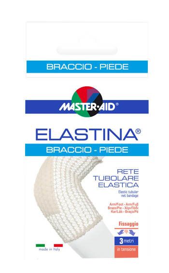 RETE TUBOLARE ELASTICA IPOALLERGENICA MASTER-AID ELASTINA BRACCIO/PIEDE 3 MT IN TENSIONE CALIBRO 4 CM - Gruppofarmastore.it