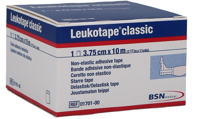 LEUKOTAPE BENDA ANELASTICA PER BENDAGGI FUNZIONALI 3,75X100 CM - Gruppofarmastore.it