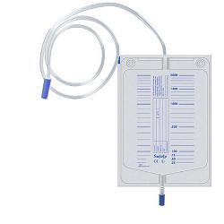 SACCA DI DRENAGGIO DA LETTO PER INCONTINENZA CON SCARICO 130 CM 1 PEZZO - Gruppofarmastore.it