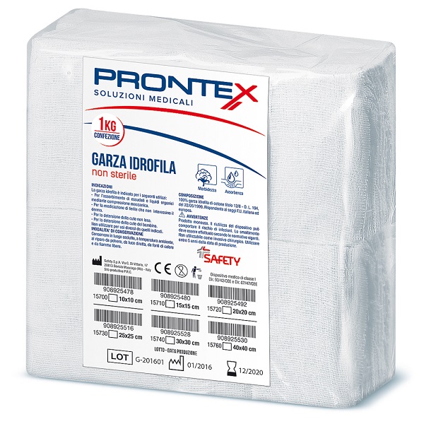 PRONTEX GARZA 15X15CM 1KG - Gruppofarmastore.it