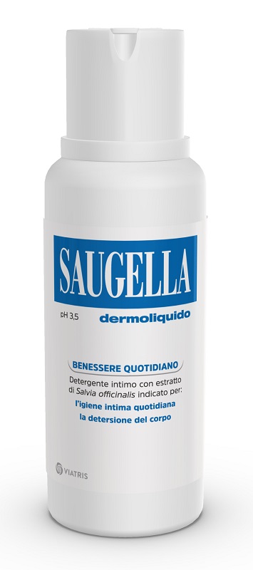 SAUGELLA DERMOLIQUIDO PH 3,5 DETERGENTE INTIMO BENESSERE QUOTIDIANO 750 ML - Gruppofarmastore.it