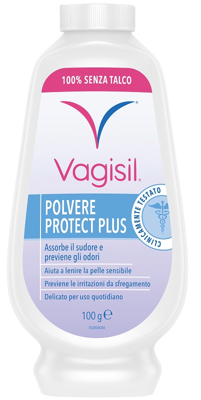 VAGISIL POLVERE PROTECT PLUS IGIENE FEMMINILE 100 G - Gruppofarmastore.it