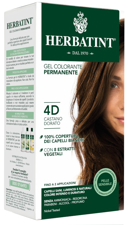 HERBATINT 4D CASTANO DORATO 150 ML - Gruppofarmastore.it