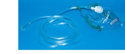 MASCHERA PER OSSIGENOTERAPIA MEDIA CONCENTRAZIONE CON 2 TUBI PROLUNGA 2 METRI - Gruppofarmastore.it