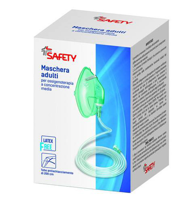 MASCHERA PER OSSIGENOTERAPIA CON TUBO 200CM - Gruppofarmastore.it