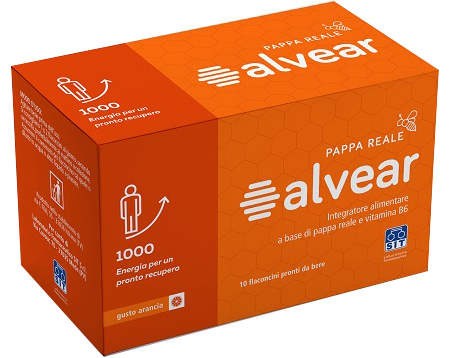 ALVEAR 1000 PAPPA REALE 10 FLACONCINI GUSTO ARANCIA - Gruppofarmastore.it