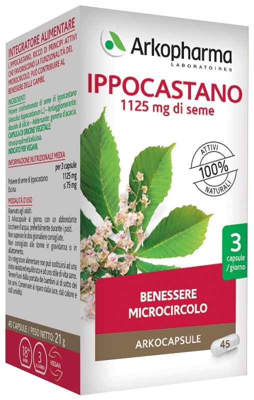 ARKO CAPSULE IPPOCASTANO 45 CAPSULE - Gruppofarmastore.it