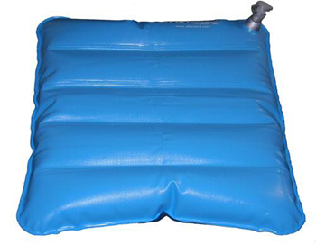 CUSCINO ANTIDECUBITO AD ARIA/ACQUA DIMENSIONI 41X41CM, APPLICABILE SU SEDIE DA COMODO O SU CARROZZELLE CAMERA D'ARIA IN PVC ATOSSICO ELETTROSALDATO, PATTA ANTISCIVOLO IN PVC - Gruppofarmastore.it