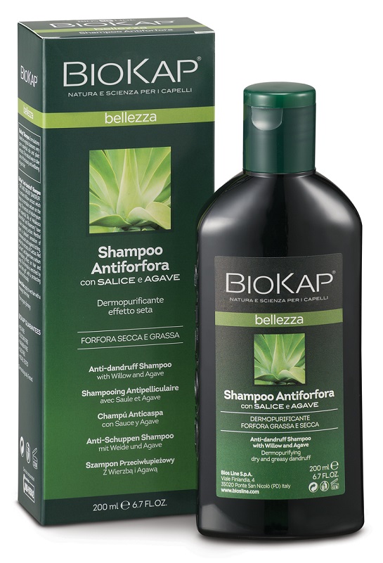 BIOKAP BELLEZZA SHAMPOO ANTIFORFORA 200 ML BIOSLINE - Gruppofarmastore.it