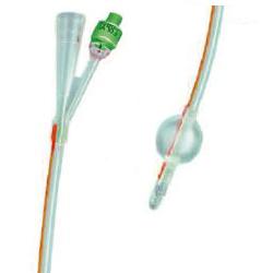 CATETERE FOLEY IN SILICONE TRASPARENTE A 2 VIE CON PALLONCINO 5-10ML DIAMETRO CH16 5,33MM LUNGHEZZA 40CM - Gruppofarmastore.it