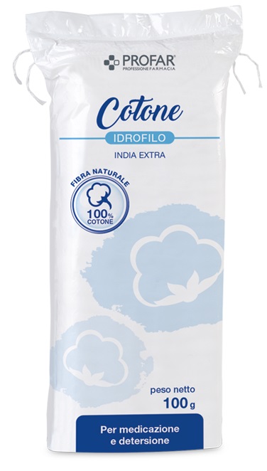 COTONE IDROFILO PROFAR INDIA EXTRA 100 G - Gruppofarmastore.it