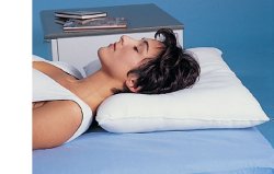 CUSCINO CERVICALE CERVISAN ANTIALLERGICO CON IMBOTTITURA SILICONATA. SIA LA FODERA TRASPIRANTE CHE LA SAGOMA SONO ANTIALLERGICHE, ANTIBATTERICHE E ANTIMICOTICHE - Gruppofarmastore.it