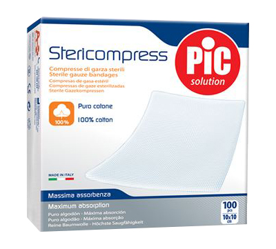 GARZA IDROFILA 16 STRATI CON FILO DI BARIO 5X5CM - Gruppofarmastore.it