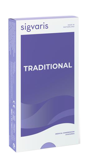 SIGVARIS 504 CCL3 GAMBALETTO TRADITIONAL LUNGO PUNTA APERTA BEIGE L - Gruppofarmastore.it