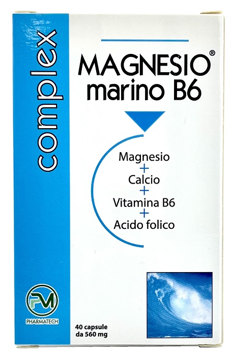 MAGNESIO MARINO B6 40 CAPSULE - Gruppofarmastore.it