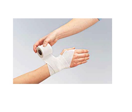 BENDA ELASTICA AUTOADESIVA FORTELAST PLUS   CON OSSIDO DI ZINCO ADESIVO SINTETICO 7,5X450CM - Gruppofarmastore.it
