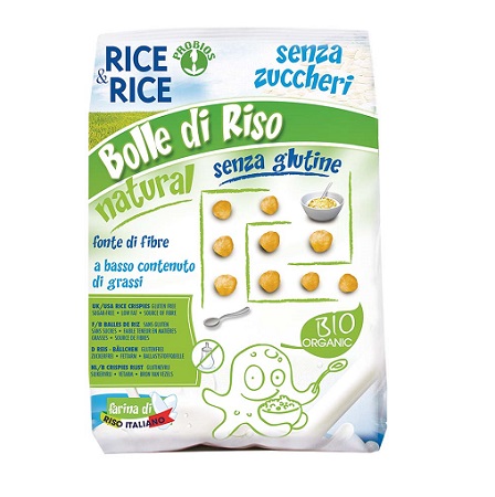 RICE&RICE BOLLE DI RISO AL NATURALE 150 G SENZA LIEVITO - Gruppofarmastore.it