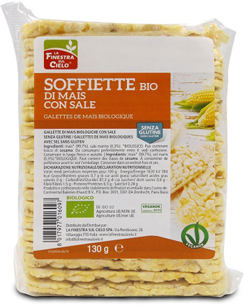 SOFFIETTE DI MAIS CON SALE BIO 130 G - Gruppofarmastore.it