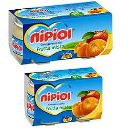 NIPIOL OMOGENEIZZATO FRUTTA MISTA 80 G 2 PEZZI - Gruppofarmastore.it