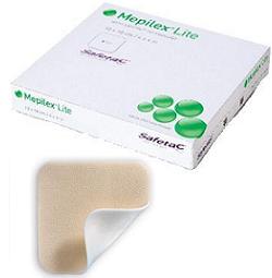 MEPILEX LITE MEDICAZIONE IN SCHIUMA DI POLIURETANO 10X10 CM 5 PEZZI - Gruppofarmastore.it