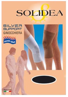 GINOCCHIERA SUPPORTO COLORE CAMMELLO SILVER MISURA EXTRA LARGA - Gruppofarmastore.it