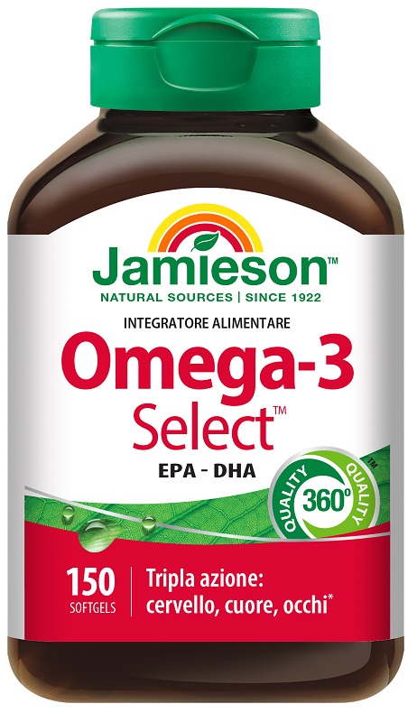 OMEGA-3 SELECT JAMIESON 150 PERLE - Gruppofarmastore.it