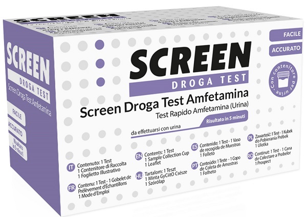 DROGA TEST CHE RILEVA UNA SOSTANZA ANFETAMINA SCREEN DROGA TEST ANFETAMINE - Gruppofarmastore.it