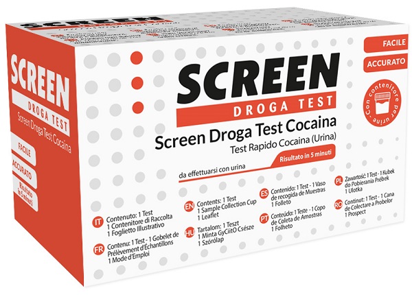 DROGA TEST CHE RILEVA UNA SOSTANZA COCAINA SCREEN DROGA TEST COCAINA - Gruppofarmastore.it