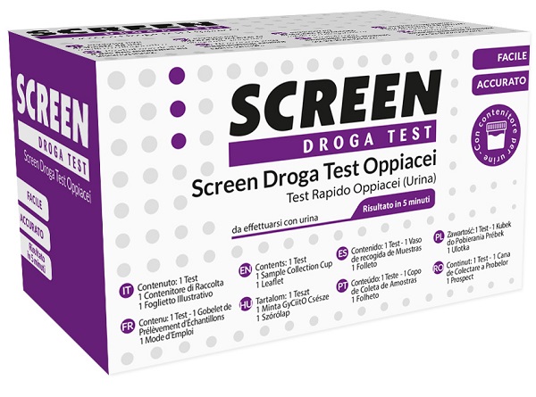 DROGA TEST CHE RILEVA UNA SOSTANZA OPPIACEI EROINA SCREEN DROGA TEST OPPIACEI - Gruppofarmastore.it